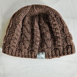 The North Face Women’s Brown Cable Knit Beanie